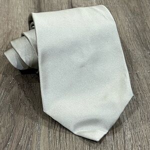 NWT Piatelli Made in Italy 100% Silk Black Tie Formal Silver Tux Designer Lux